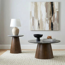 Load image into Gallery viewer, Franklin Round Pedestal Coffee Table Set
