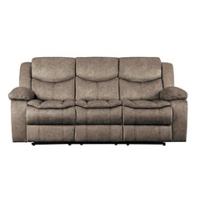 Cargar imagen en el visor de la galería, Bastrop Double Reclining Sofa in Brown 8230FBR-3