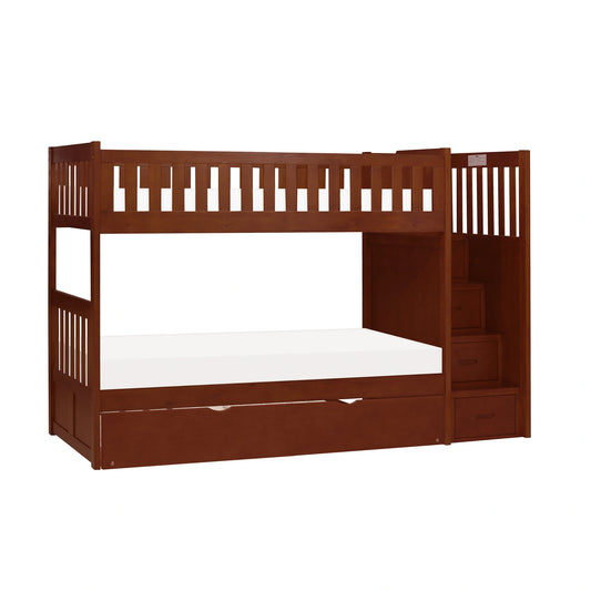 Rowe-(5) Twin/Twin Step Bunk Bed with Twin Trundle image