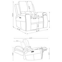 Load image into Gallery viewer, Brickston Triple Power Swivel Glider Recliner