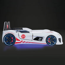Cargar imagen en el visor de la galería, Trackster Bed White, Red,, Black, &amp; Blue