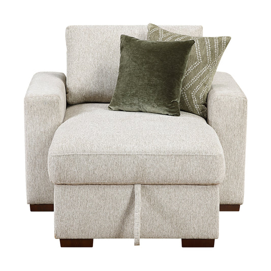 Isla-(2)Convertible Chaise Lounge with Arms and Hidden Storage, Click Motion Back image