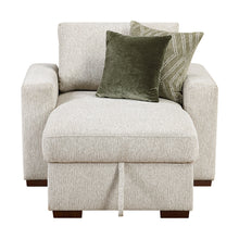 Cargar imagen en el visor de la galería, Isla-(2)Convertible Chaise Lounge with Arms and Hidden Storage, Click Motion Back image