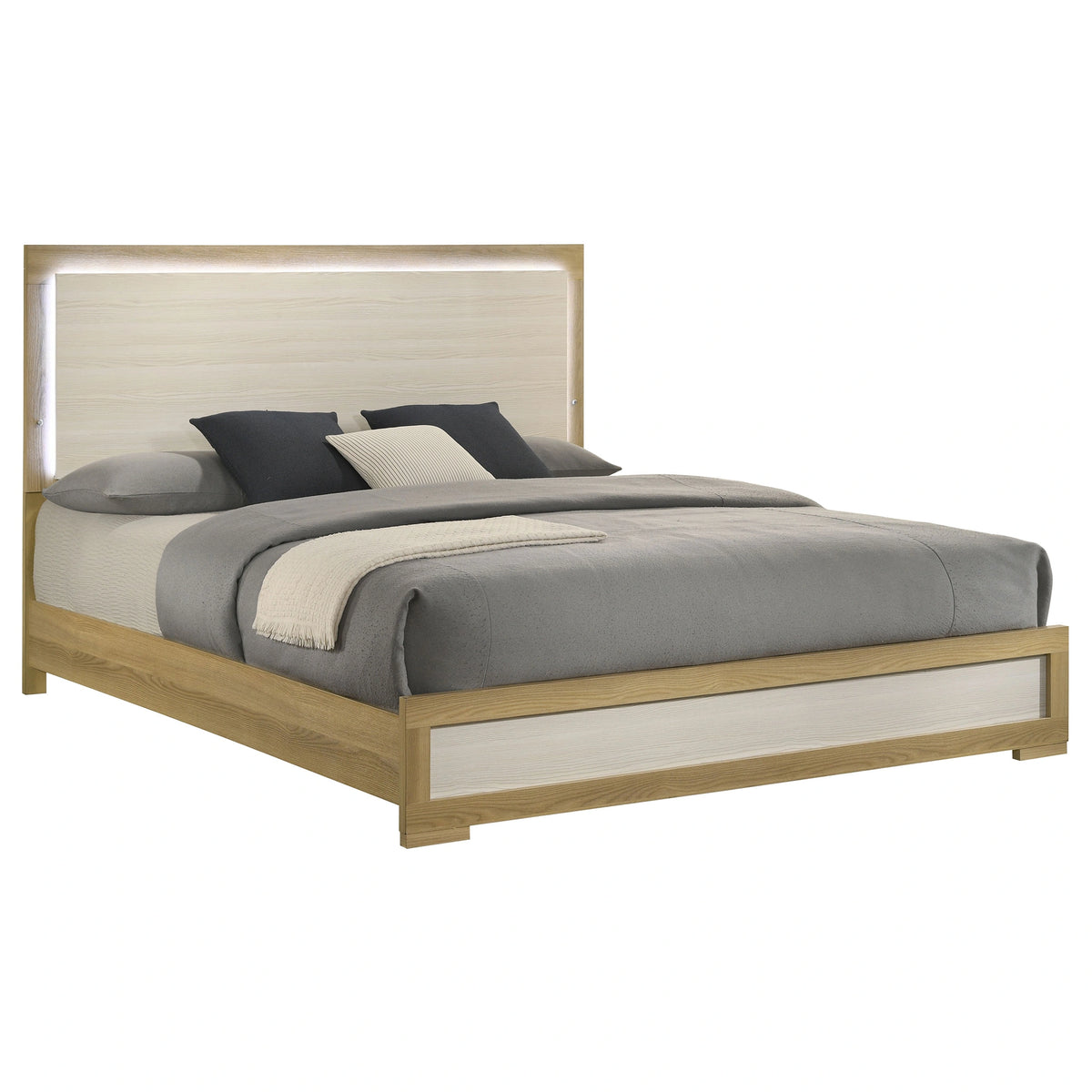 Hyland Panel Bed with LED Lighting