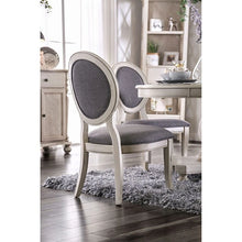 Load image into Gallery viewer, Kathryn Antique White/Gray Side Chair, Antique White (2/CTN)