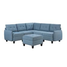 Cargar imagen en el visor de la galería, Garren-(6)6-Piece Sectional with Storage and Ottoman image