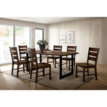 Cargar imagen en el visor de la galería, Dulce Walnut/Black Dining Table