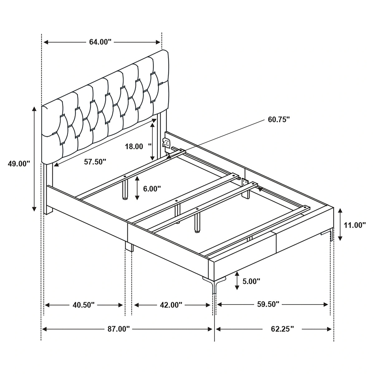 Kendall Panel Bed