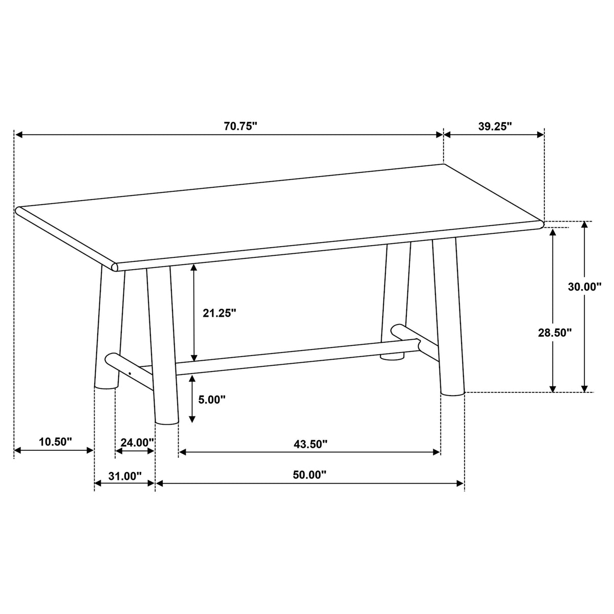 Duncan Dining Set (Table and 6 Chair)
