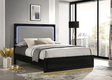 Cargar imagen en el visor de la galería, Caraway Panel Bed with LED Lighting