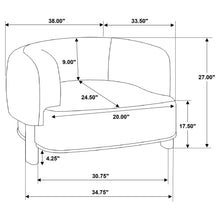Cargar imagen en el visor de la galería, Lawler Upholstered Accent Chair