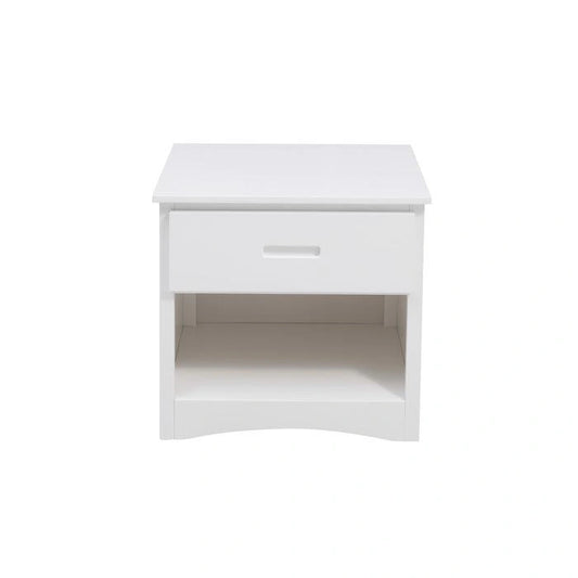 Galen 1 Drawer Night Stand in White B2053W-4