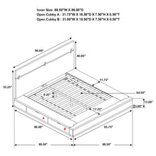 Cargar imagen en el visor de la galería, Winslow Panel Platform Storage Bed