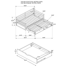 Load image into Gallery viewer, Sorrento Extension Daybed with Drawers