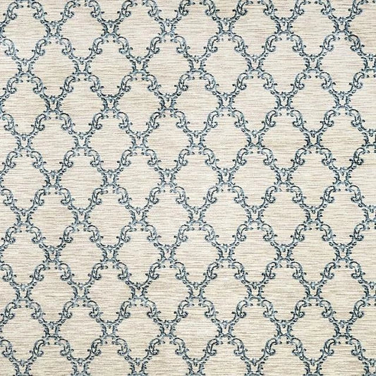 Acanthus Light Gray/Blue Small & Medium 5' X 8' Area Rug