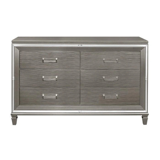 Tamsin Dresser in Silver Grey Metallic 1616-5