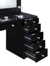 Cargar imagen en el visor de la galería, Acena Makeup Vanity Table with LED Mirror Set