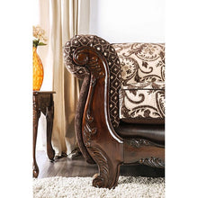 Load image into Gallery viewer, Quirino Light Brown/Dark Brown Love Seat