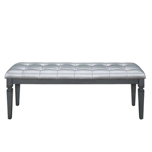 Allura Bed Bench in Gray 1916GY-FBH