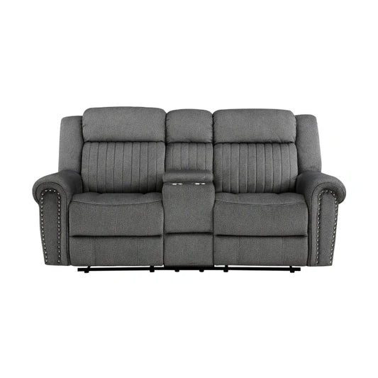 9204CC-2 - Double Reclining Love Seat with Center Console