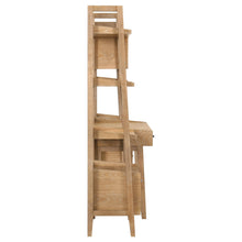 Cargar imagen en el visor de la galería, Fabian Desk and Bookshelf Set (Desk, 2 Bookcase and Bridge)