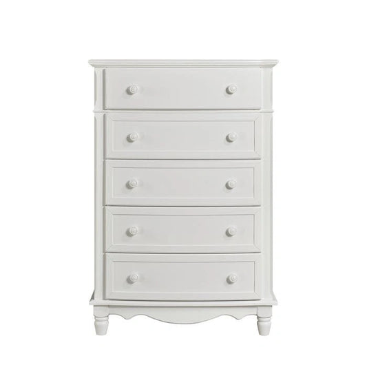Clementine 5 Drawer Chest in White B1799-9