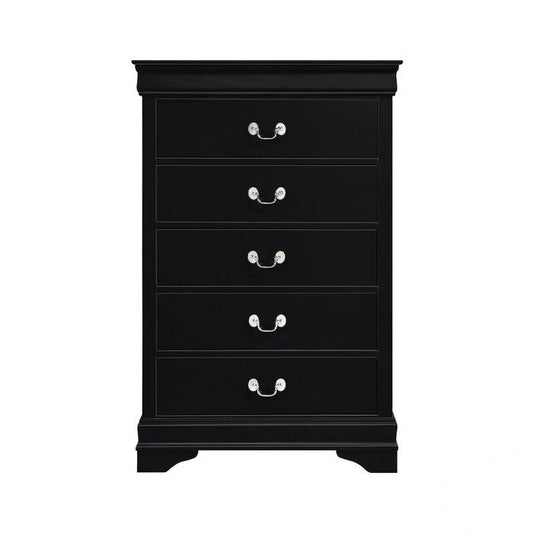 Mayville 5 Drawer Chest in Black 2147BK-9