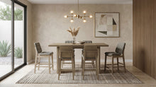 Load image into Gallery viewer, Redbridge Upholstered Dining Counter Chair of 2
