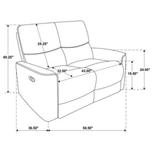 Load image into Gallery viewer, Navarro Reclining Loveseat