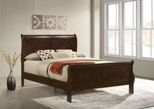 Cargar imagen en el visor de la galería, Louis Philippe Sleigh Panel Bed