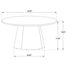 Load image into Gallery viewer, Franklin Round Pedestal Coffee Table Set