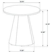 Load image into Gallery viewer, Franklin Round Pedestal End Table