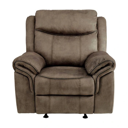 Aram Glider Reclining Chair in Dark Brown 8206NF-1