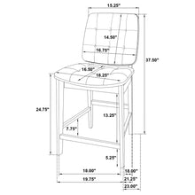 Load image into Gallery viewer, Redbridge Upholstered Dining Counter Chair of 2