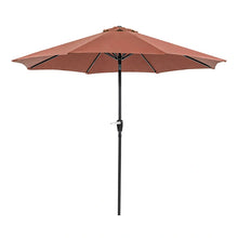 Cargar imagen en el visor de la galería, Soli 9' Outdoor Umbrella w/ Auto Tilt + 21" Round Base
