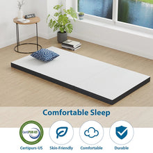 Cargar imagen en el visor de la galería, Hollyhock 4" Twin XL Tri-Fold Memory Foam Topper