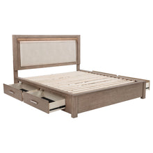 Load image into Gallery viewer, Kenora Panel Platform Storage Bed with LED Lighting