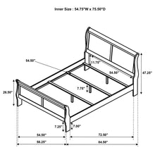 Cargar imagen en el visor de la galería, Louis Philippe Bedroom Set
