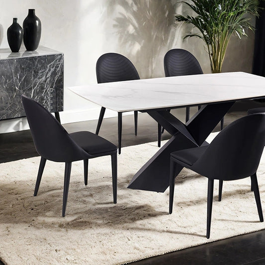 Lenvik 7 Pc Dining Table Set White