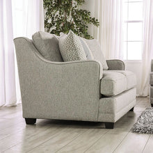 Cargar imagen en el visor de la galería, STEPHNEY Loveseat, Gray/Gold