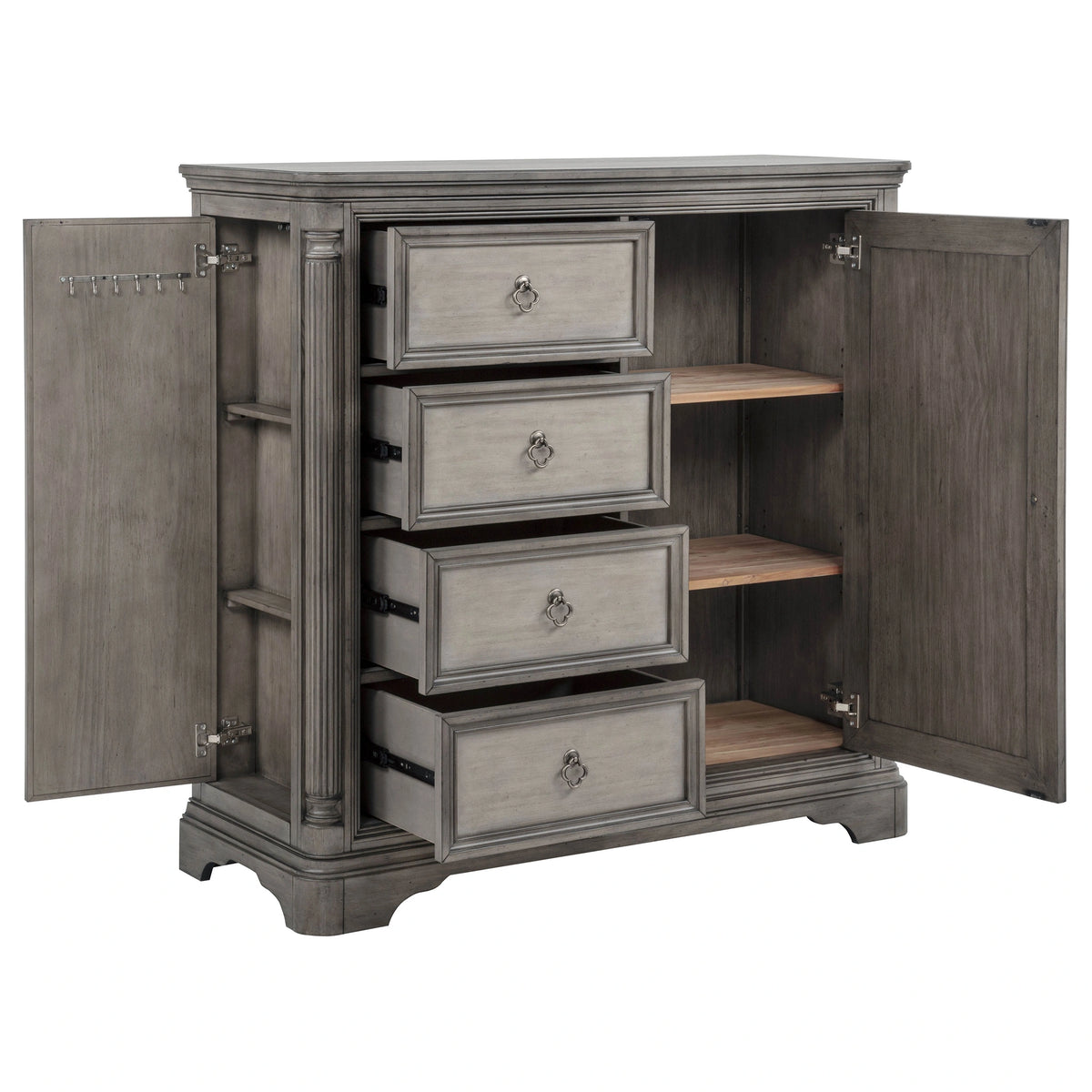 Cresswell 4-drawer Door Chest