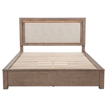 Load image into Gallery viewer, Kenora Panel Platform Storage Bed with LED Lighting
