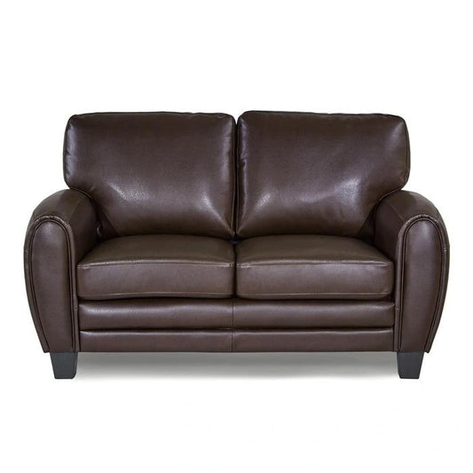 Rubin Loveseat in Dark Brown