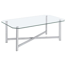 Cargar imagen en el visor de la galería, Cronin Glass Top Coffee Table