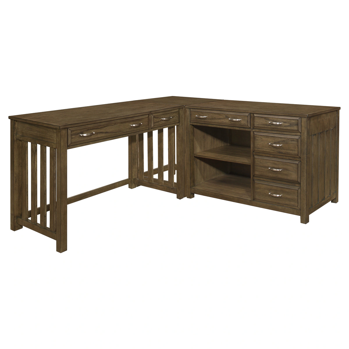 Blanche-3pc Corner Desk (Desk+Corner+Credenza) image