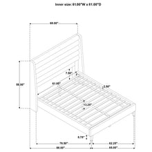 Cargar imagen en el visor de la galería, Leslie Upholstered Wingback Platform Bed