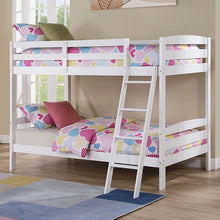 Cargar imagen en el visor de la galería, Candice Twin/Twin Bunk Bed White &amp; Gray