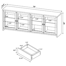 Load image into Gallery viewer, Denison Entertainment Center (TV Stand and 2 Media Tower)