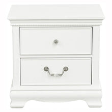 Cargar imagen en el visor de la galería, Lucida 2 Drawer Nightstand in White 2039W-4