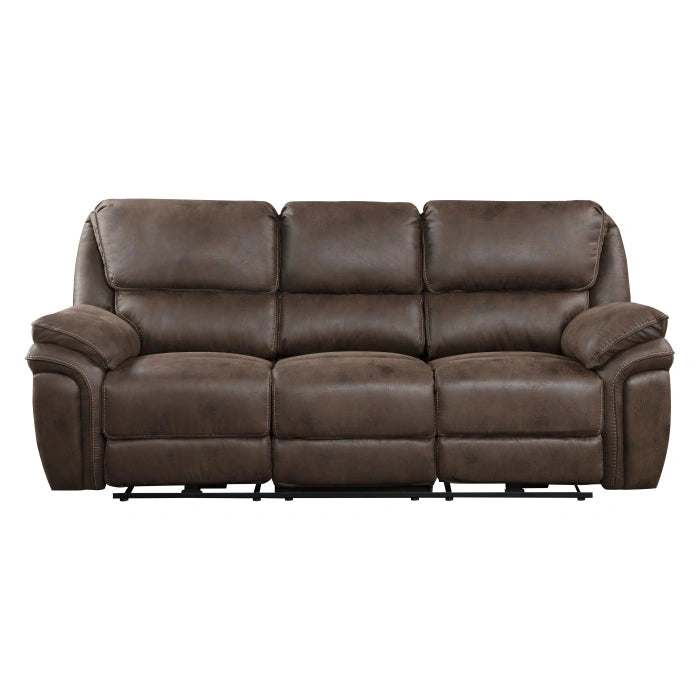 8517BRW-3PW - Power Double Reclining Sofa